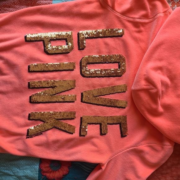 Victoria's Secret 'PINK' Velour Zip-Up Sweater Size S - Picture 5 of 6